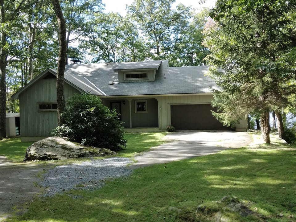 View of the house from the front.
