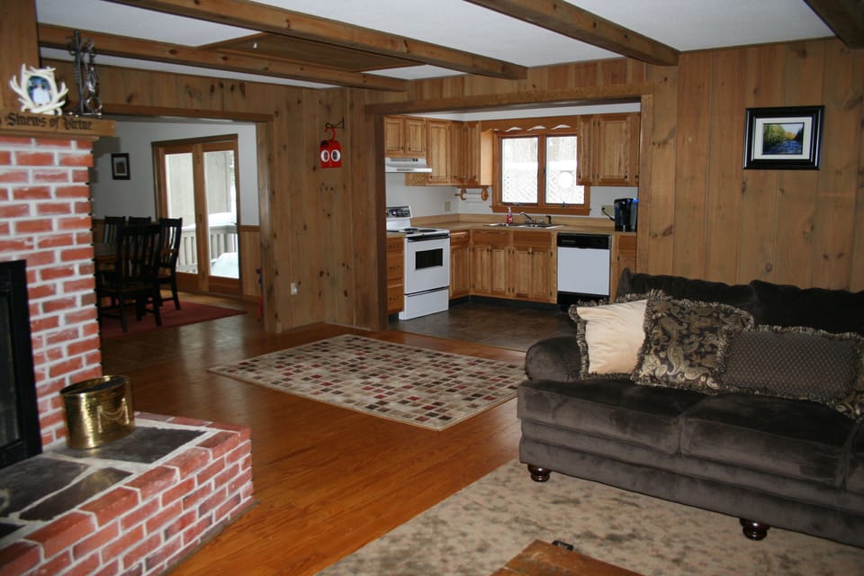 Nice large open floor plan. 