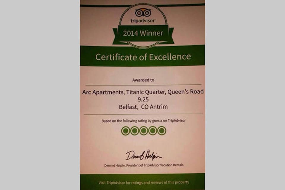 Award from TripAdvisor. See 100+ 5 star reviews on Airbnb also.