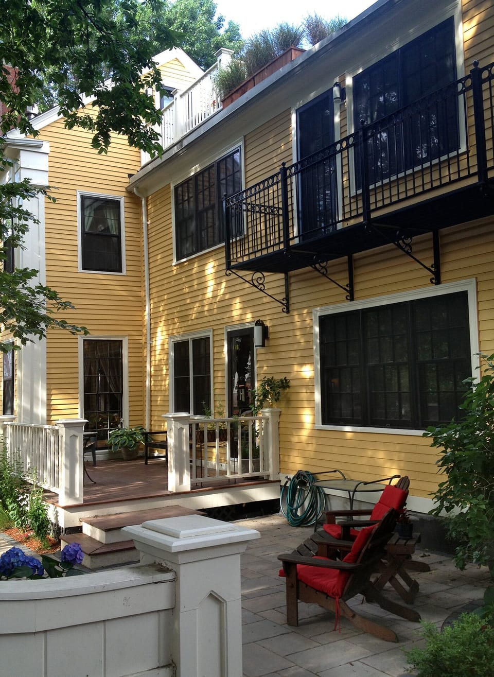 Deck off of kitchen