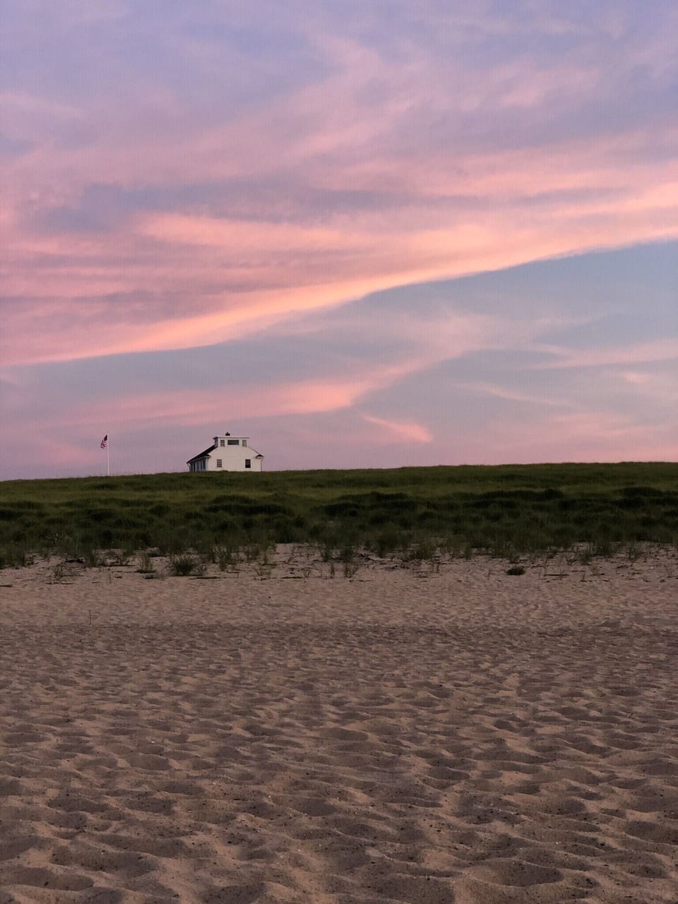 A beautiful sunset at Racepoint beach