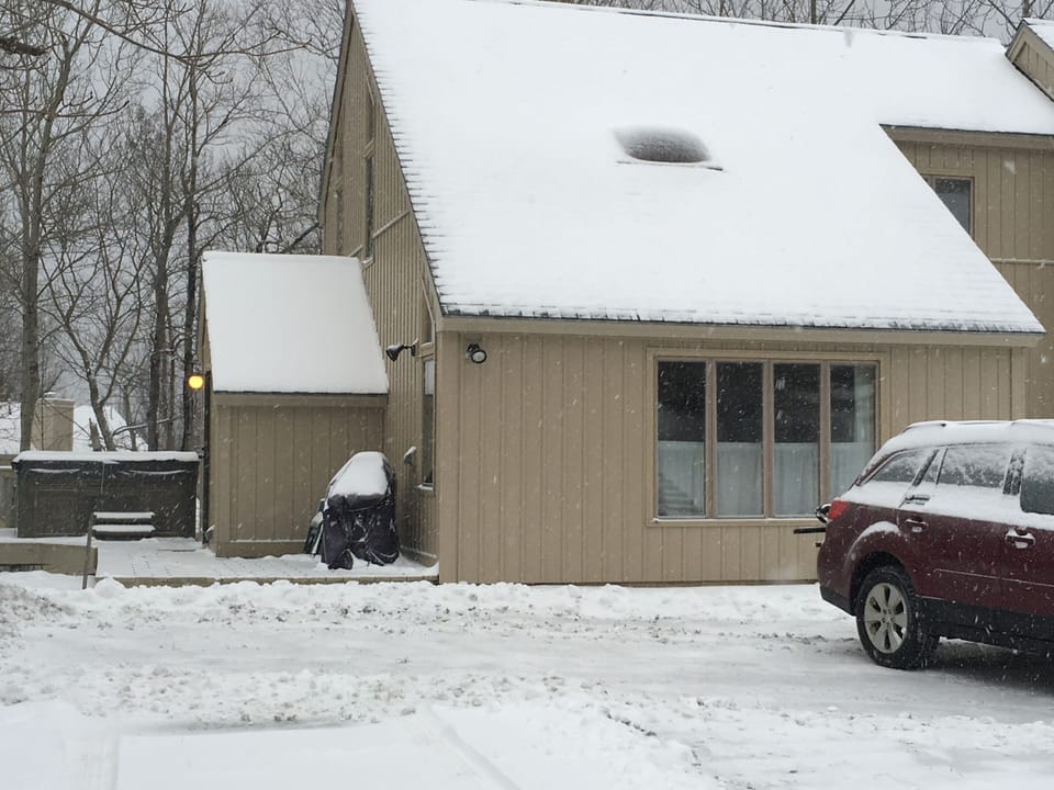 Parking right at the door. 