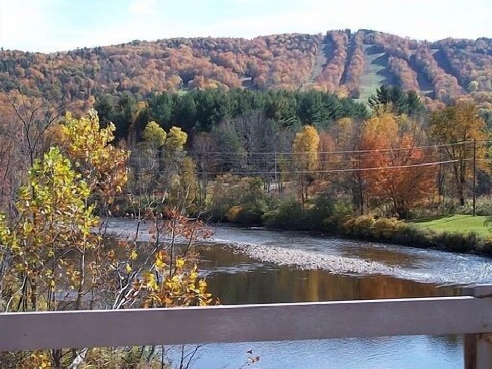 Berkshire East Mountain Resort autumn shot. Property located at base.