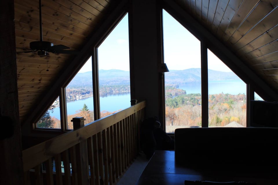 Second floor loft area - sit back with your morning coffee and take in the view