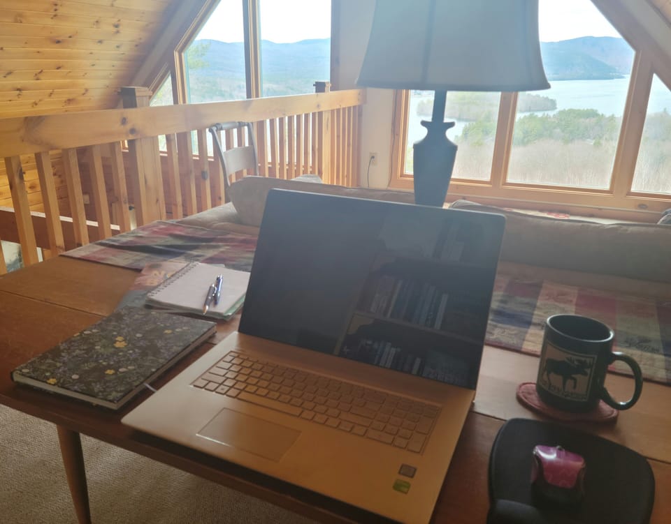 Work space in loft - full, reliable WiFi throughout the house