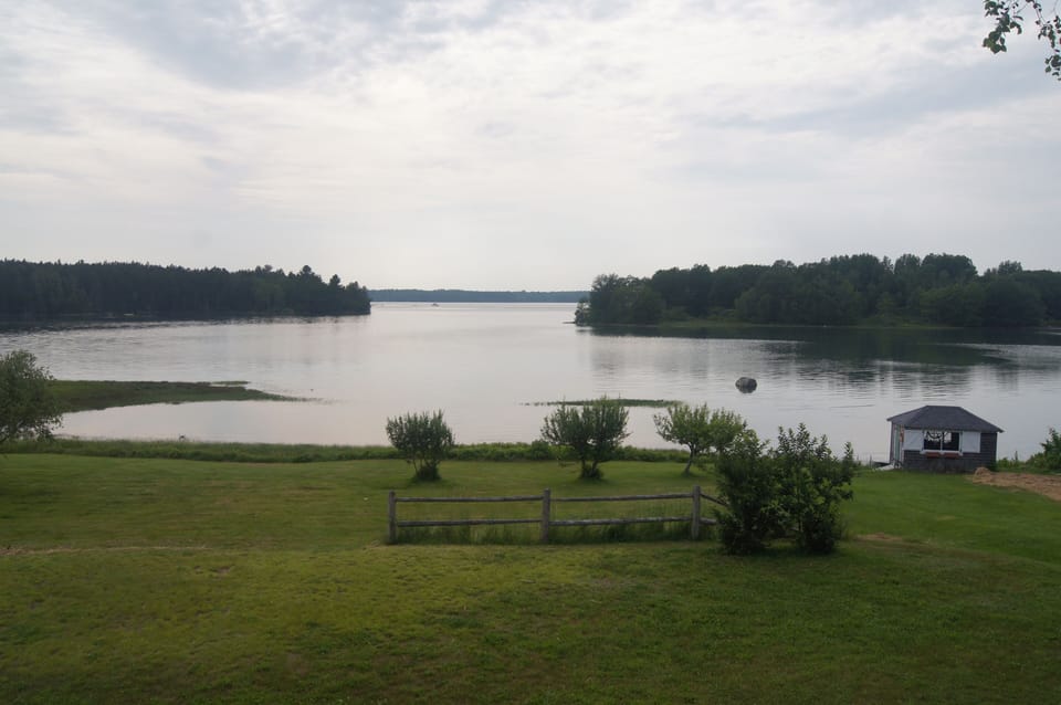 The view from the deck!