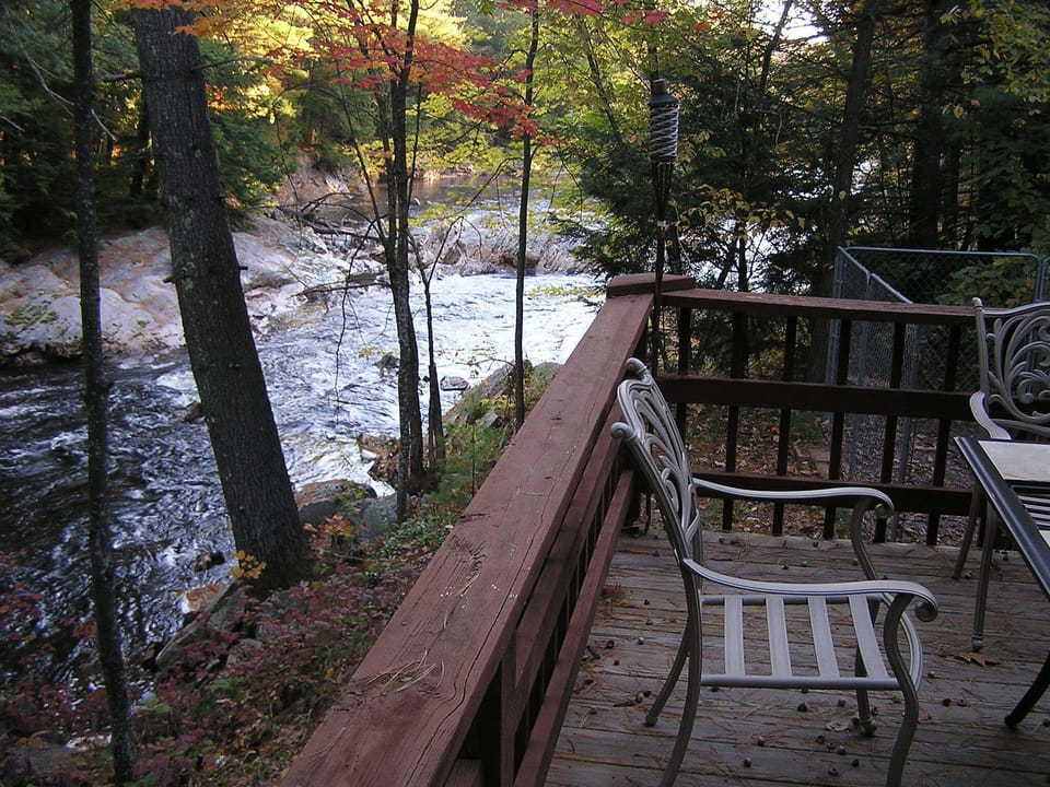 Bearcamp River view from back deck 