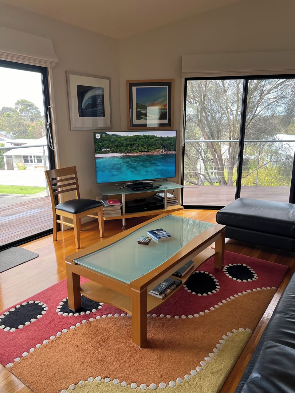 Upstairs living area