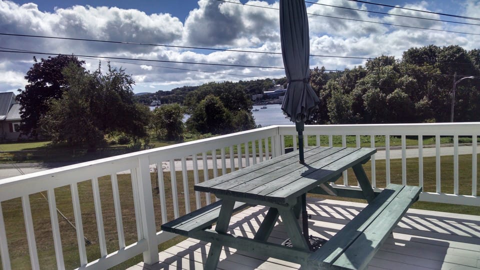 Enjoy a terrific meal overlooking the harbor