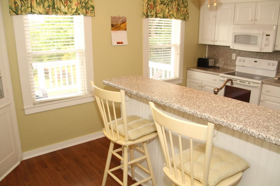 Our fully functional and well stocked kitchen