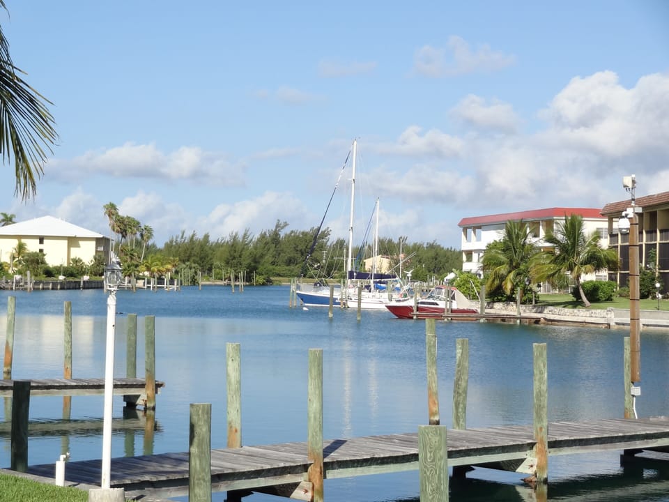 The channel toward the west
