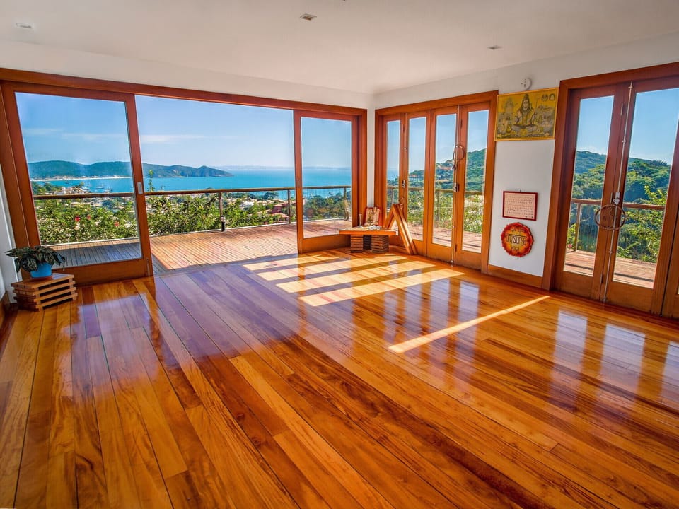 Yoga and meditation room
