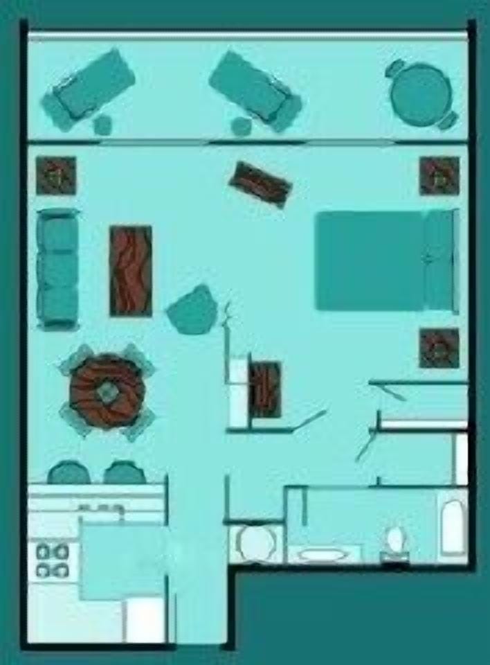 Sanibel condo floor plan - Sundial Resort A-206
