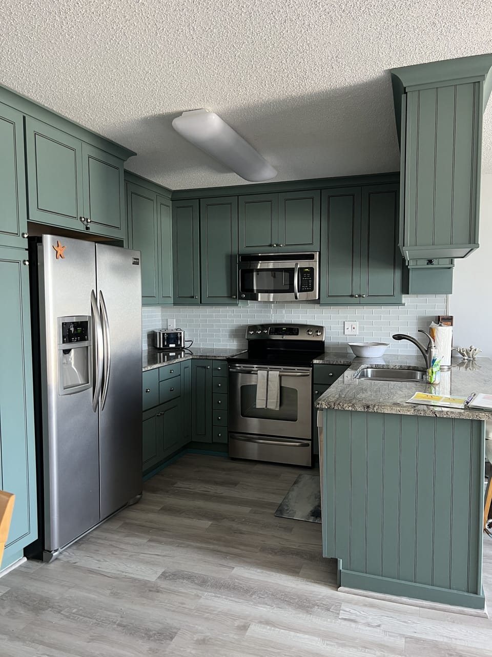 Fully stocked kitchen