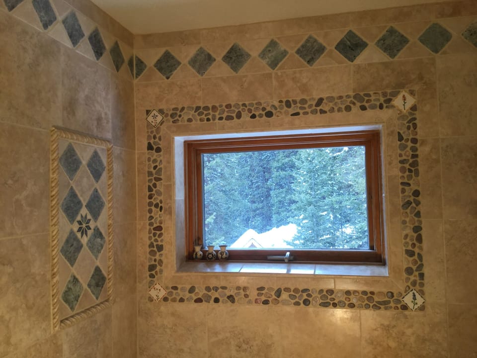 Masterbath tile work