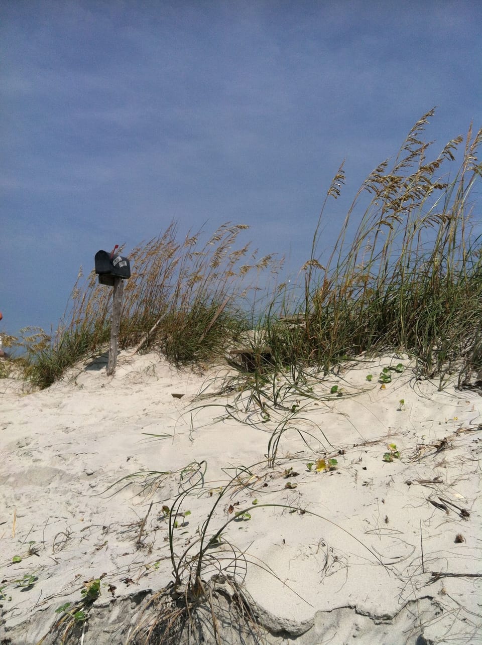 Kindred Spirit Mailbox, Bird Island SC.  A beautiful walk down Sunset Beach. 