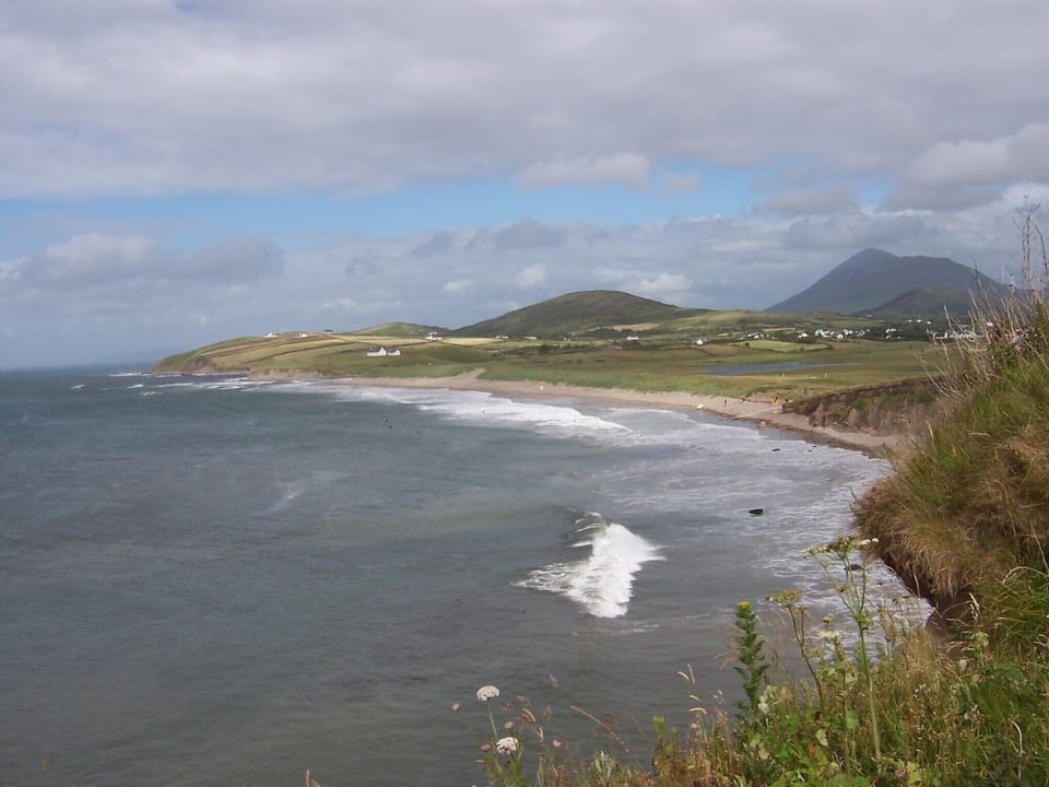 View of Clew Bay from backyard
