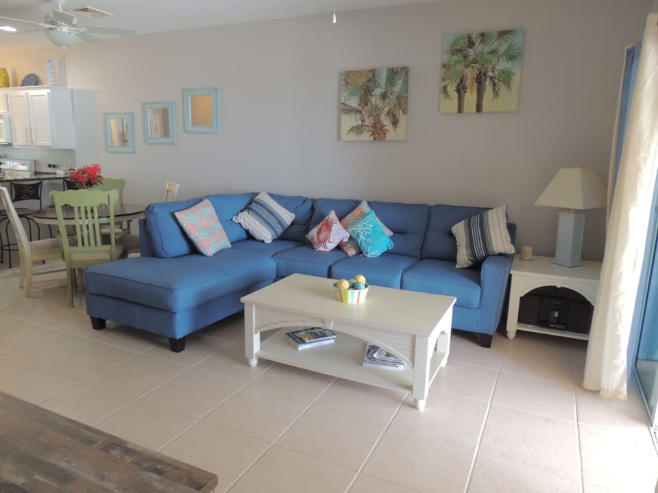 living room sofa has pull out queen bed