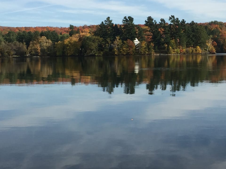 View standing on the dock