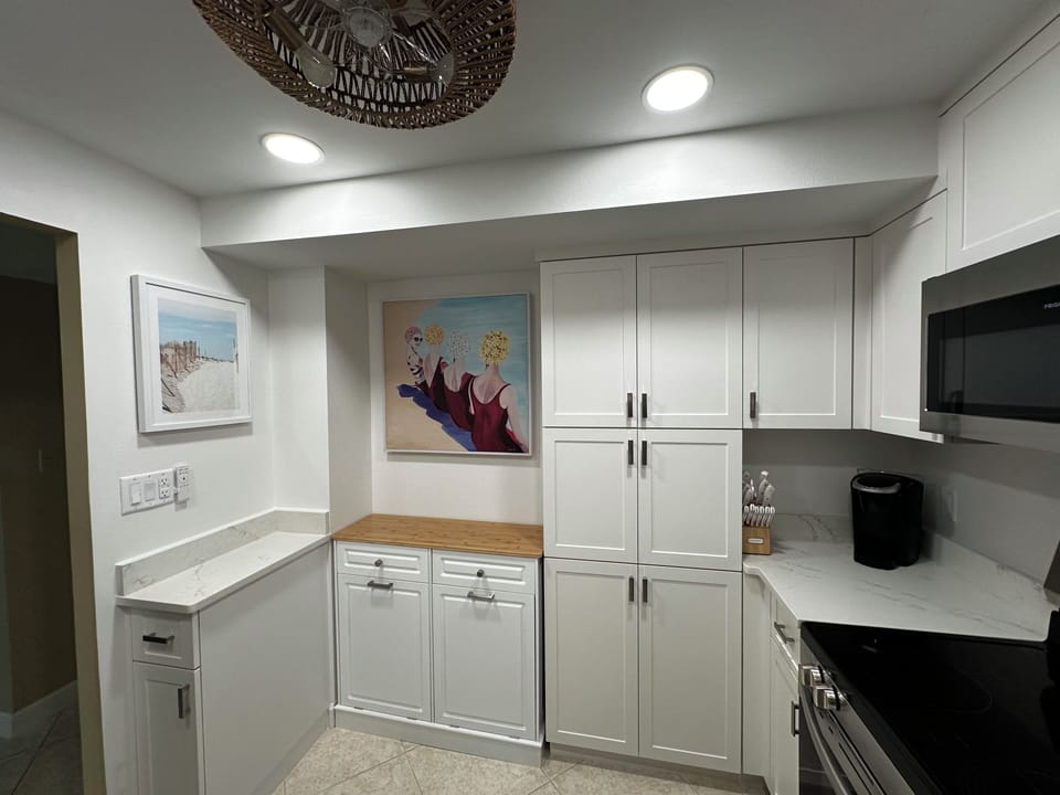 Newly renovated kitchen