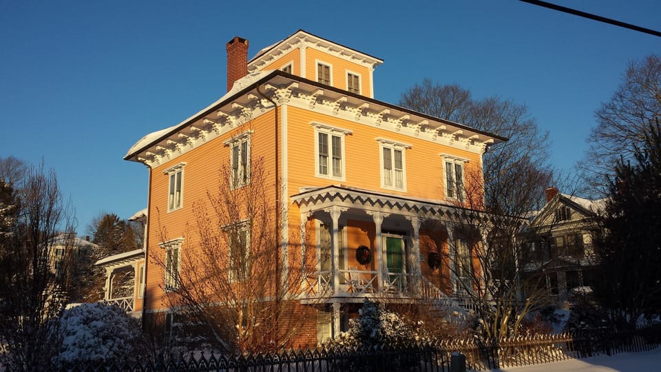 Mystic Sea Captain's House at Christmas & New Years Holidays
