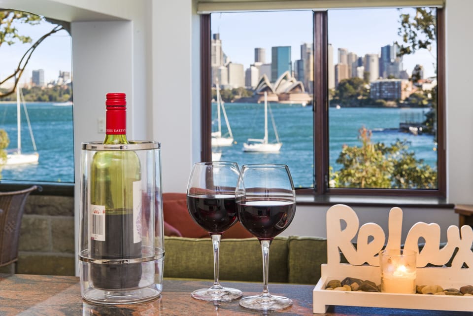 View from kitchen through dining and lounge areas
