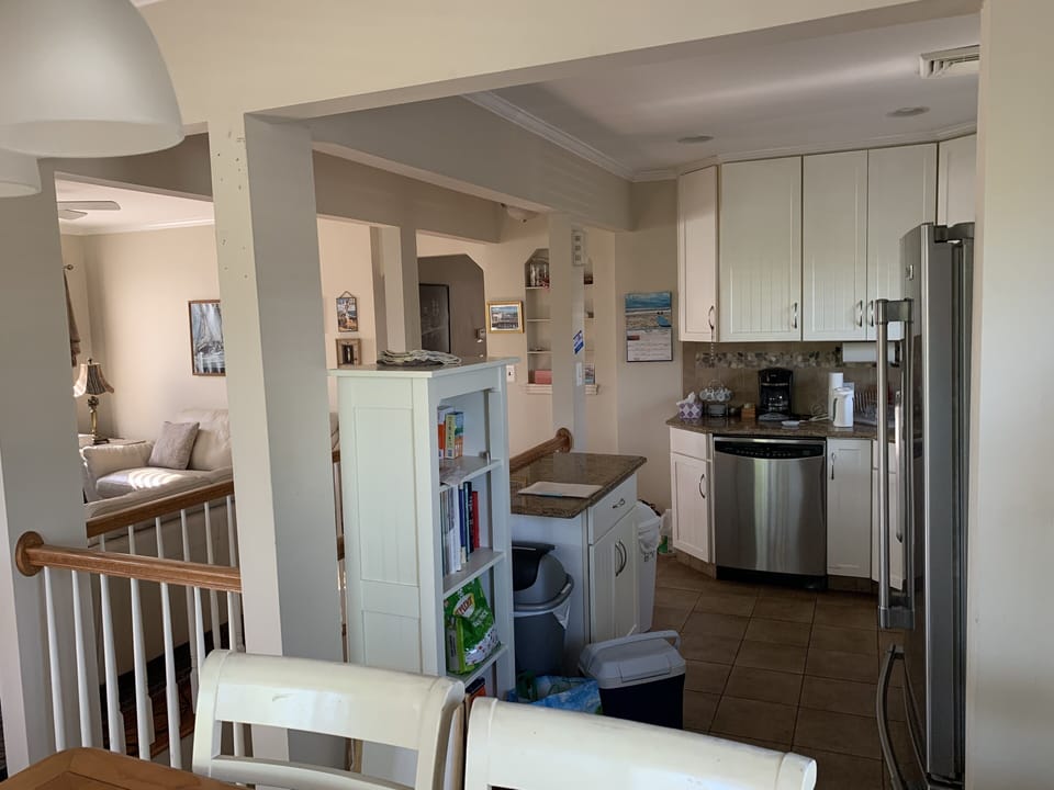 Kitchen view from dining room