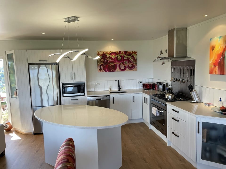 Kitchen from dining table