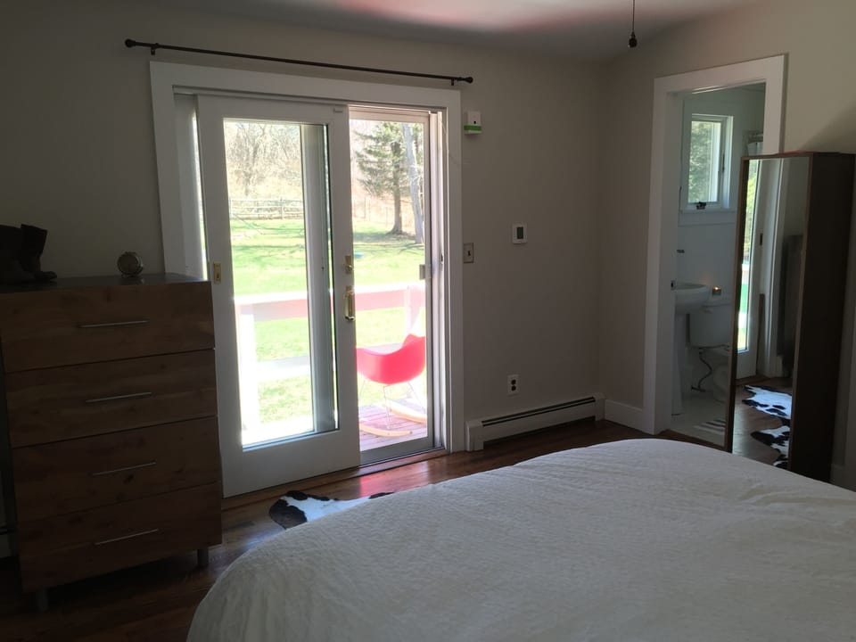 Master Bedroom with private deck.
