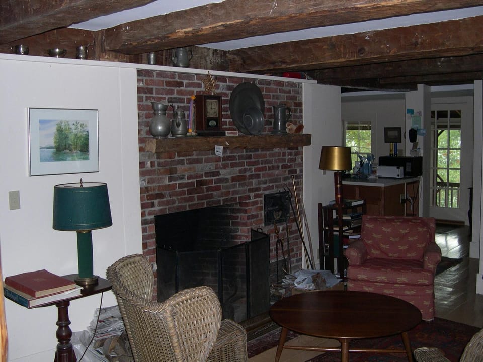 Living room, Fire place