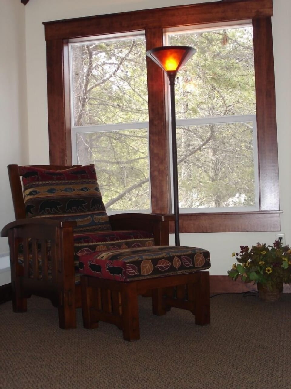 Reading area on loft