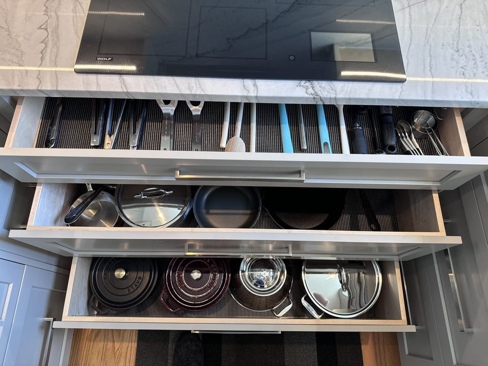 The kitchen is a cook's dream!
