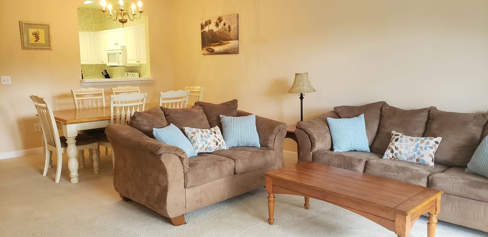 Living Room/Dining Room/Kitchen Pass Through 
Sleeper sofa