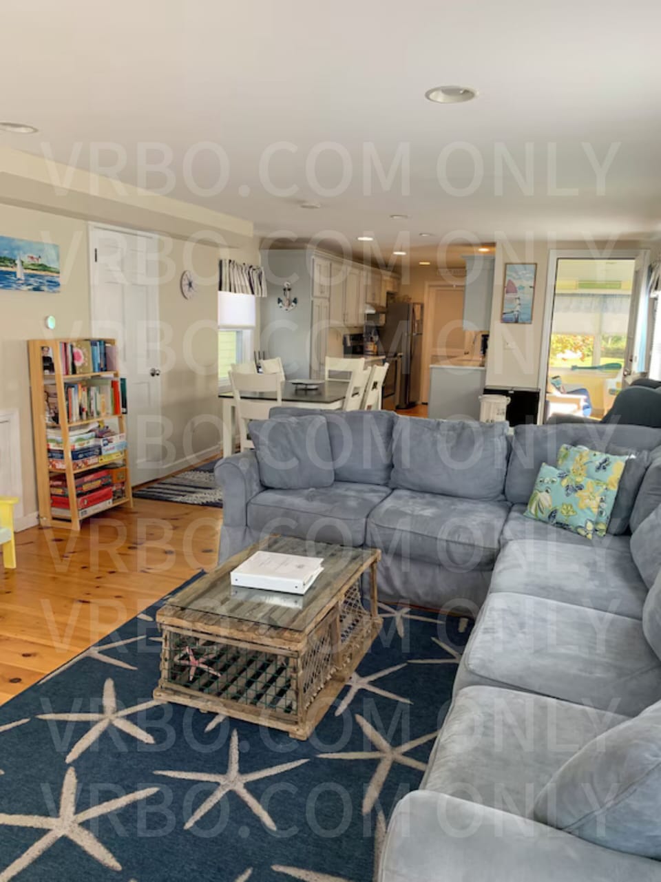 Open concept first floor living area
