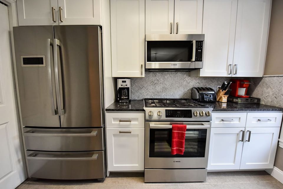 Fully stocked kitchen
