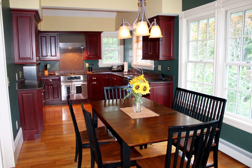 2nd Floor kitchen and seating area.