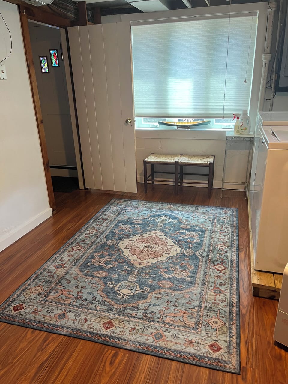 Street level laundry room