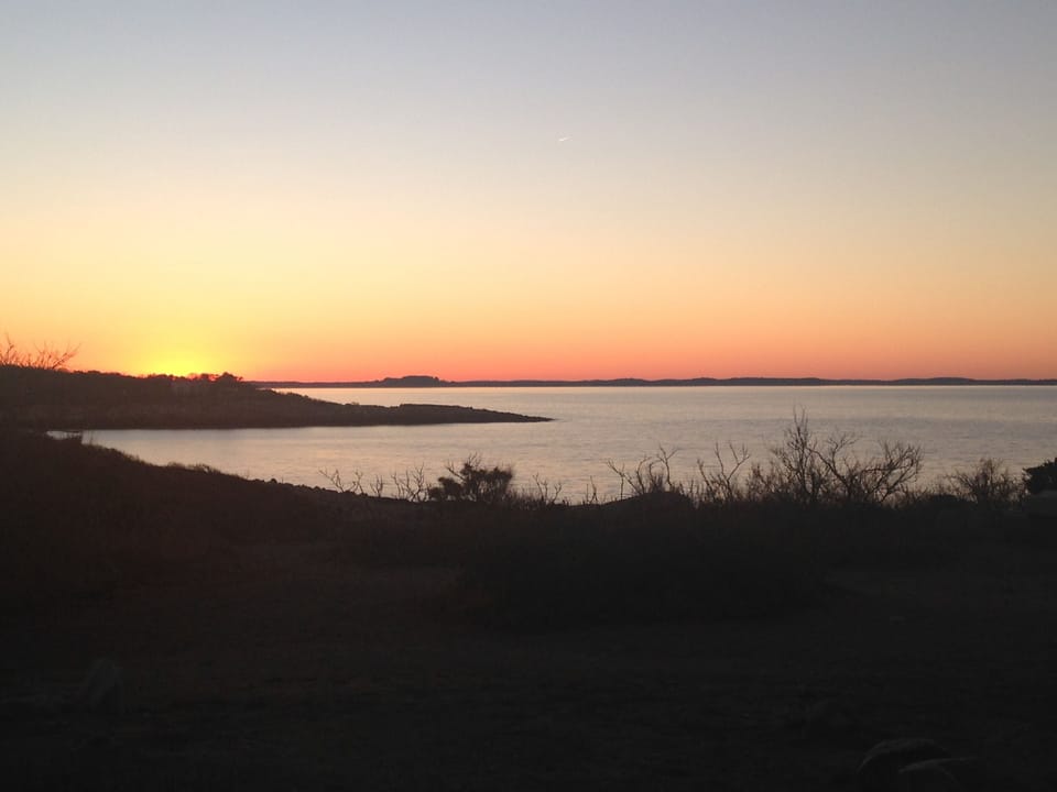 Halibut State Park is a great vantage point for sunsets.