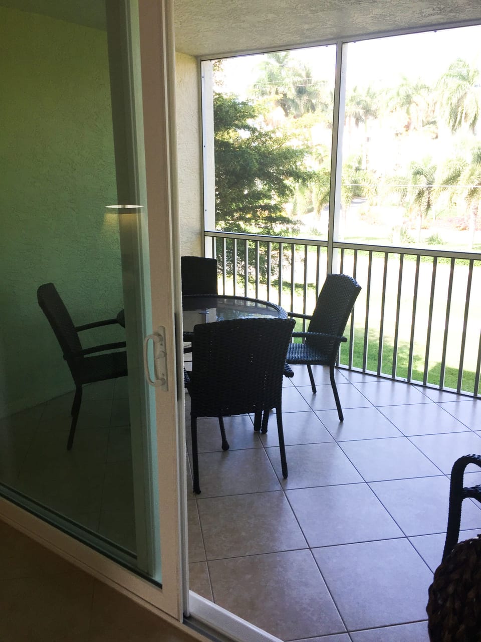 screened in lanai