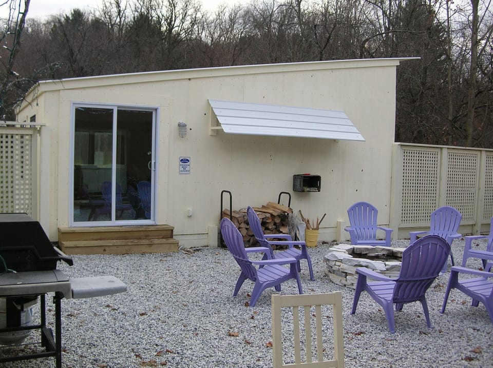 Separate rec house with game room for kids and late night gathering