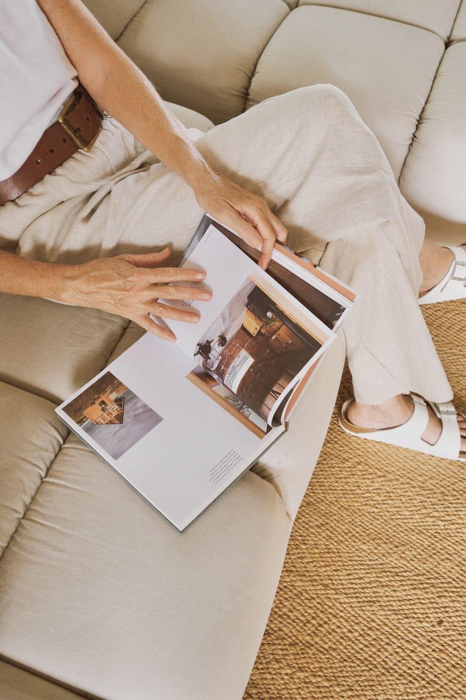 Unwind with a book after a day at the beach.