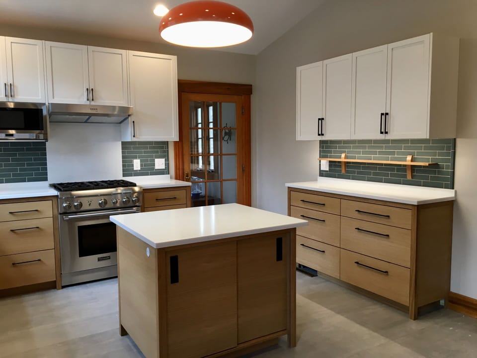 Newly renovated kitchen.