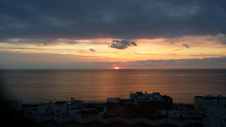 Sunrise just peeking through