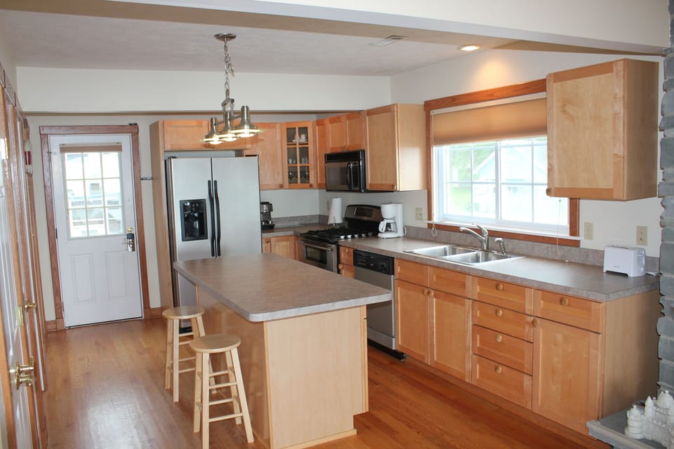 Kitchen with New Appliances.