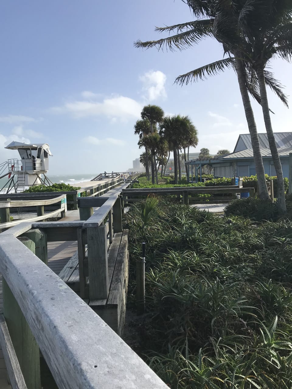 Boardwalk is on ocean drive which leads into the center of town.
