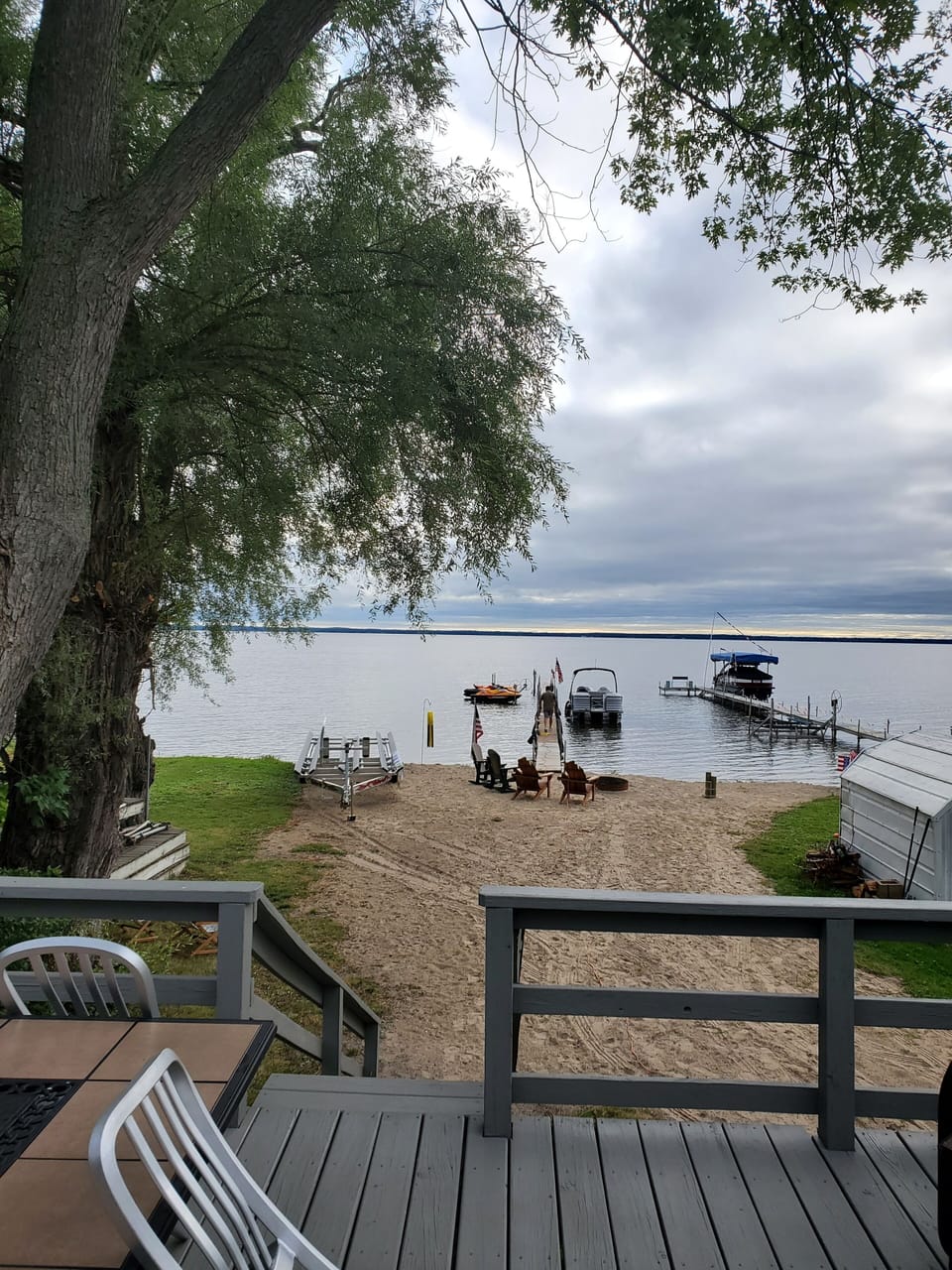 view from deck
