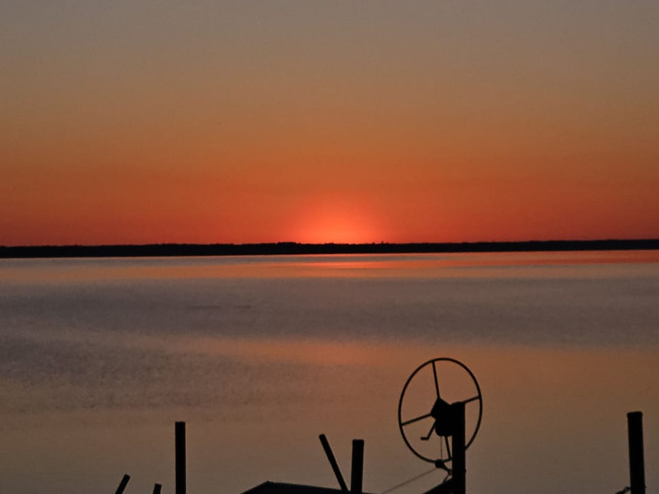 early a.m. sunrise, spring 2024