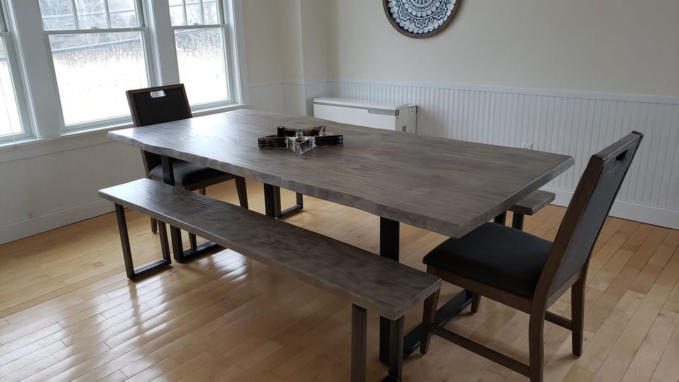 Dining area - seats up to 10.  Additional chairs available