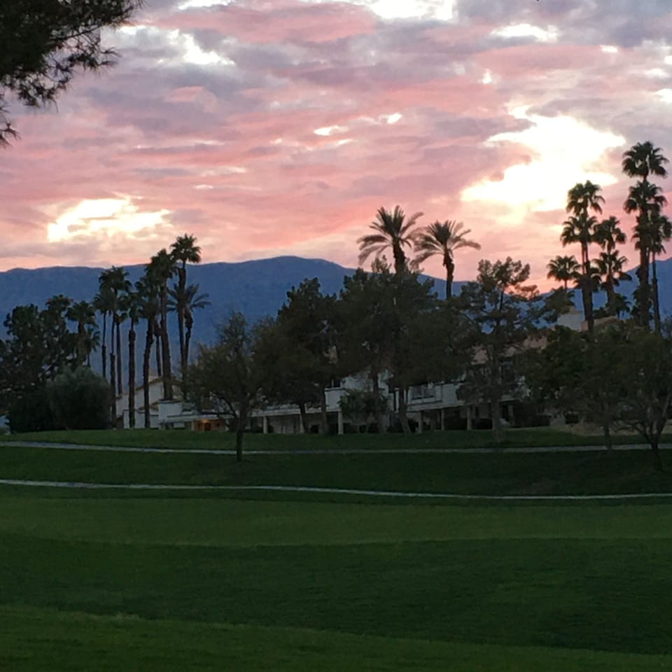The sunsets from the back patio are amazing.