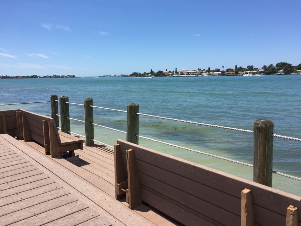 Dock for fishing or just relaxing by the water